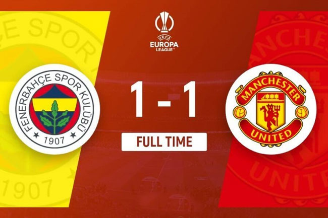 Man United hoà 1-1 Fenerbahce, Mourinho nhận thẻ đỏ, Antony sớm rời sân vì chấn thương